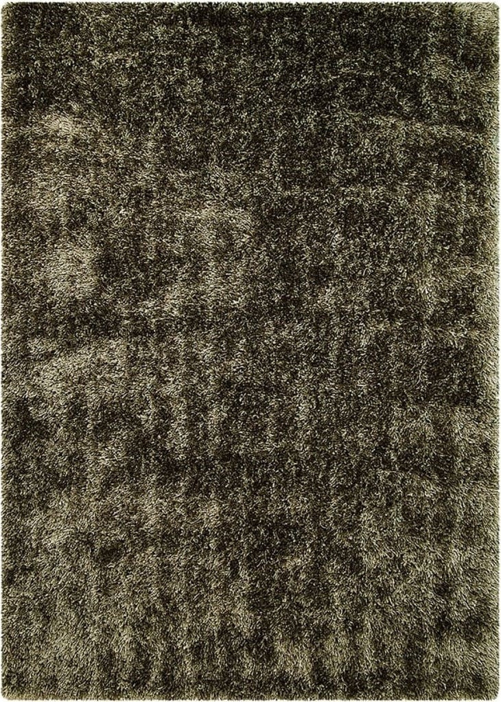 Alma Afro Shag Plain Sage Green Rug