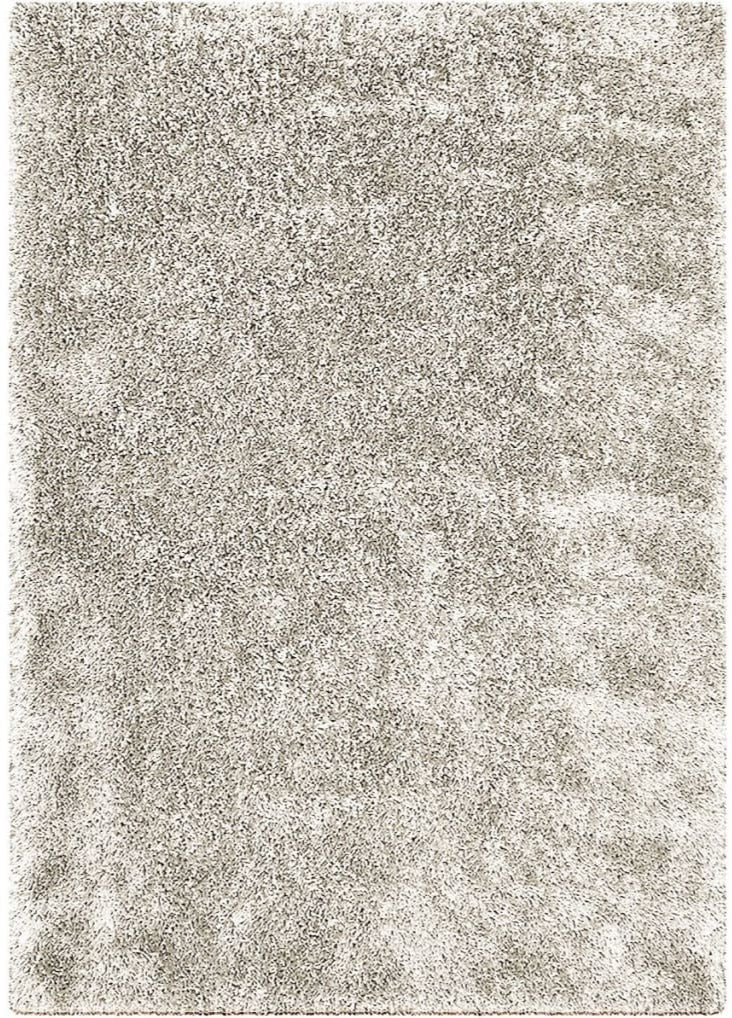 Alma Afro Shag Plain Snow White Rug