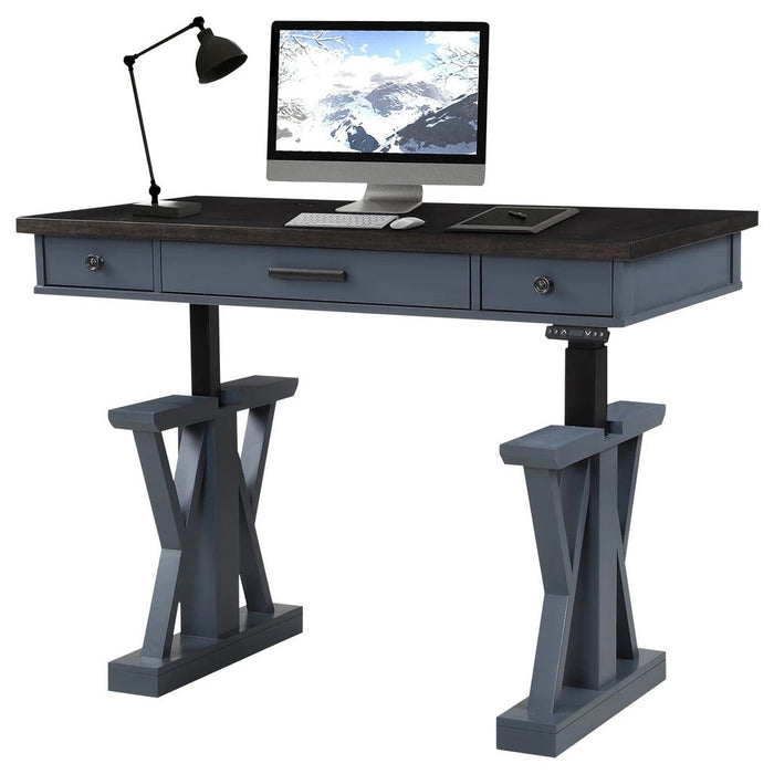 Modern Furniture - Americana 56-inch Power Lift Desk - AME#256-2-DEN