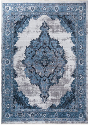 Ashton 566 Distressed Glacier Rug