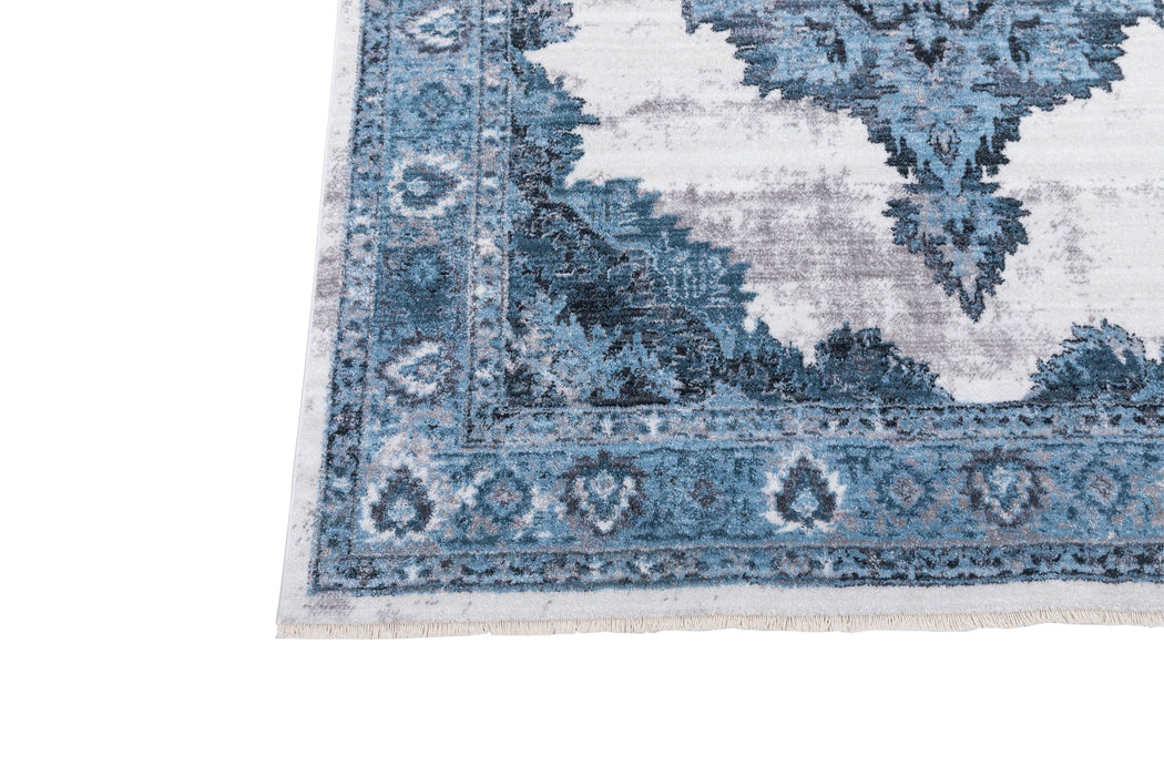 American cover design / Persian weavers Ashton 566 Distressed Glacier Rug