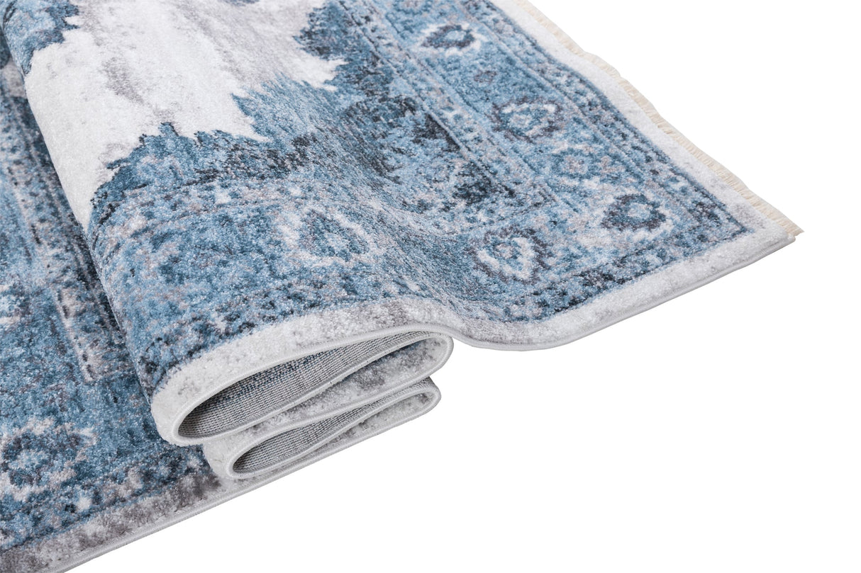 Ashton 566 Distressed Glacier Rug
