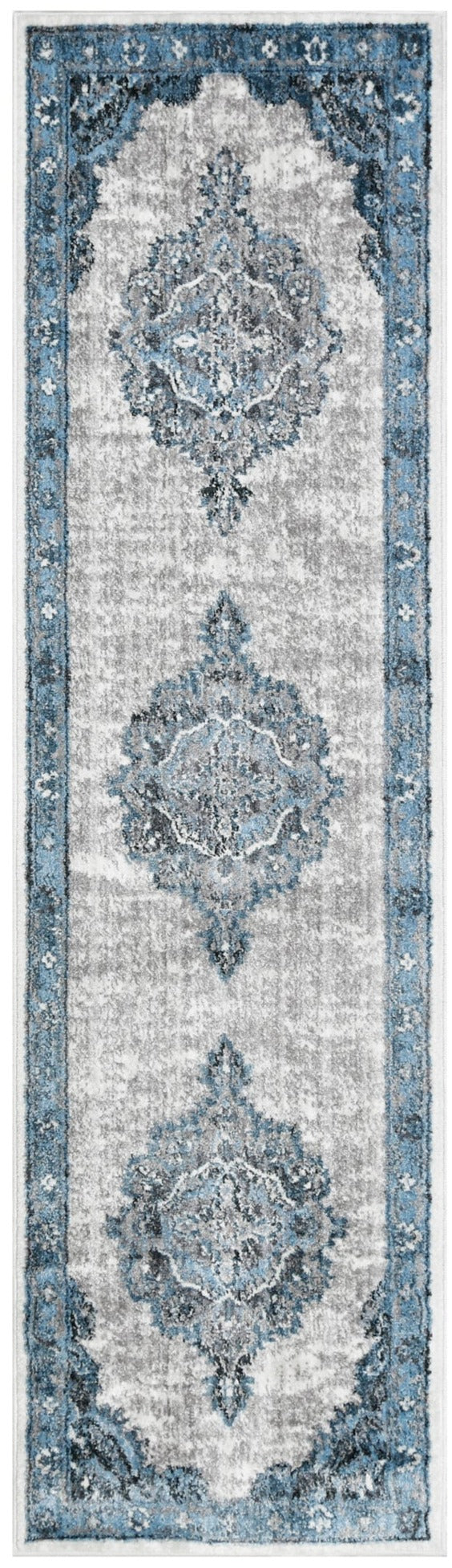 Ashton 566 Distressed Glacier Rug