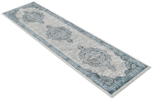 Ashton 566 Distressed Glacier Rug