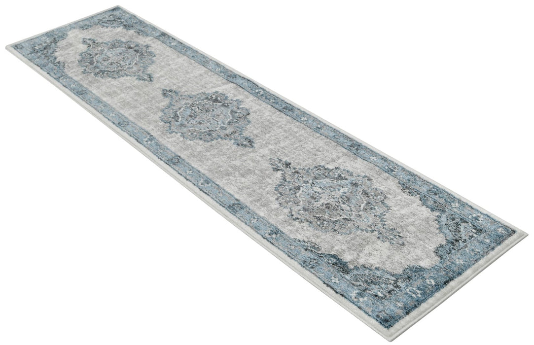 American cover design / Persian weavers Ashton 566 Distressed Glacier Rug