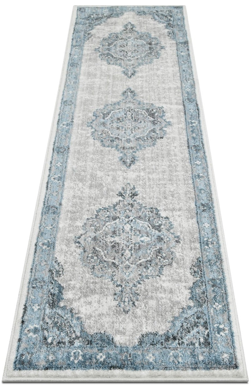 Ashton 566 Distressed Glacier Rug