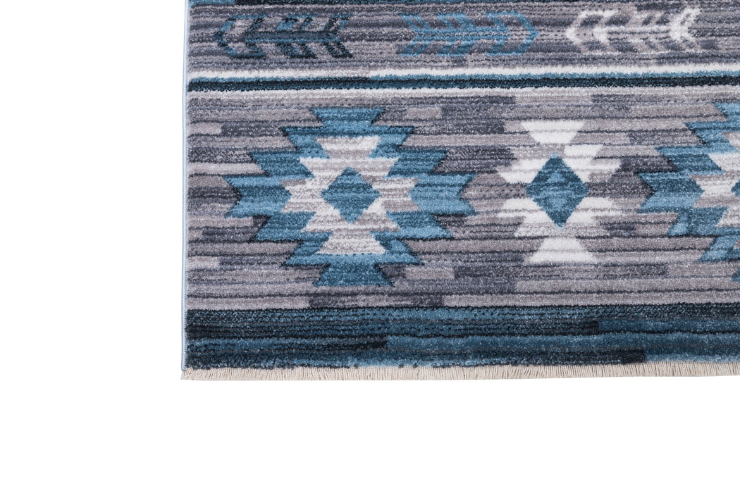 American cover design / Persian weavers Ashton 568 Denim Rug