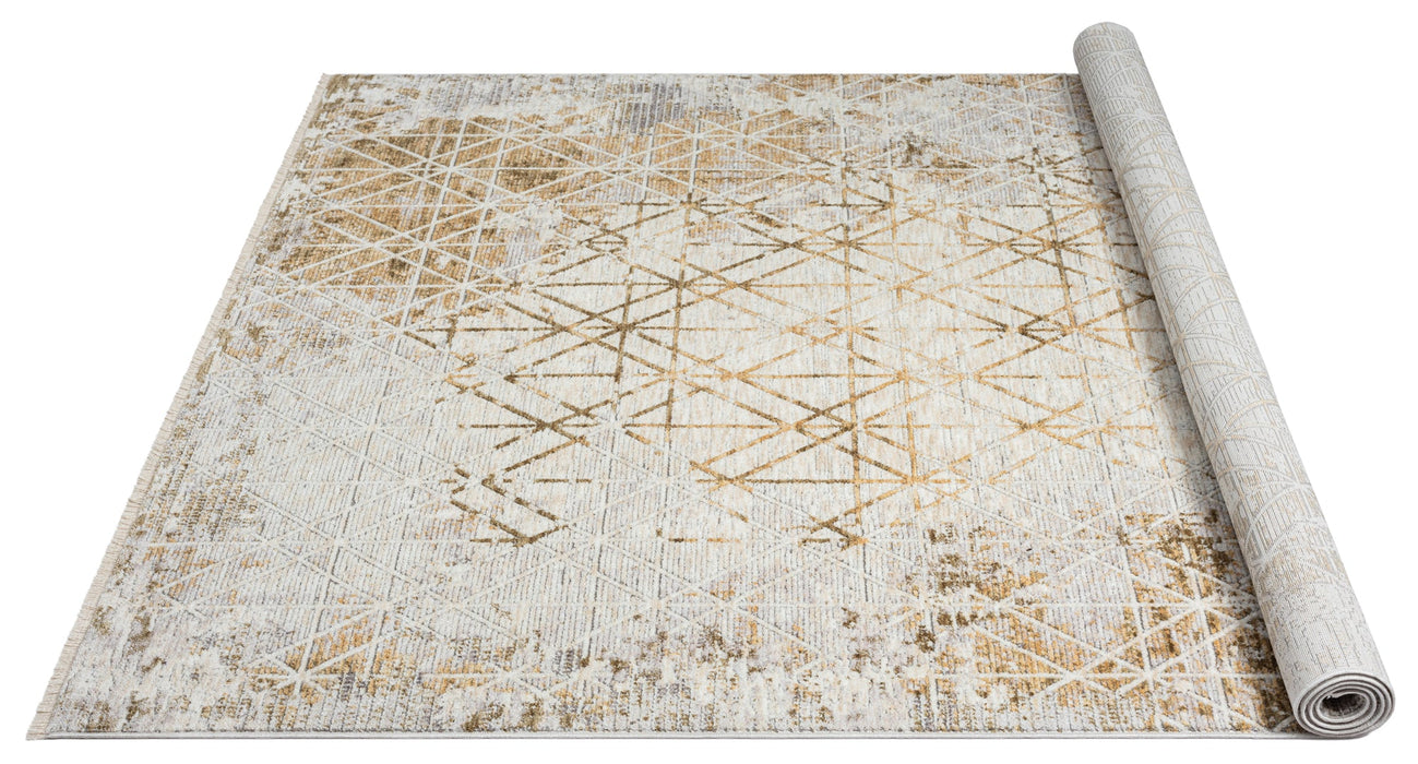 American cover design / Persian weavers Aurora 847 Gold Rug