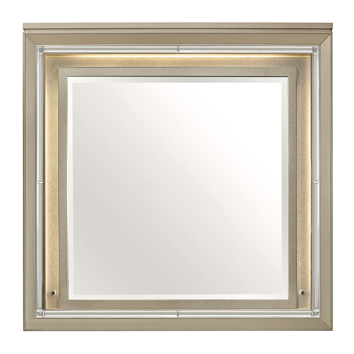 Loudon Champagne Metallic Youth Mirror (Mirror Only)