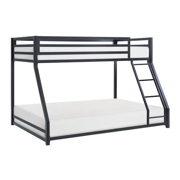 Jovie Black Metal Twin/Full Bunk Bed