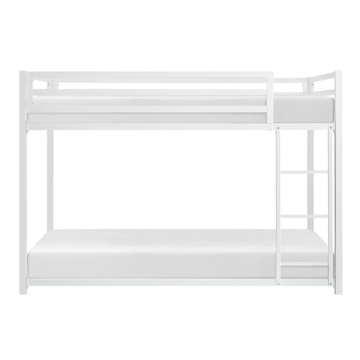 Jovie White Metal Twin/Twin Bunk Bed