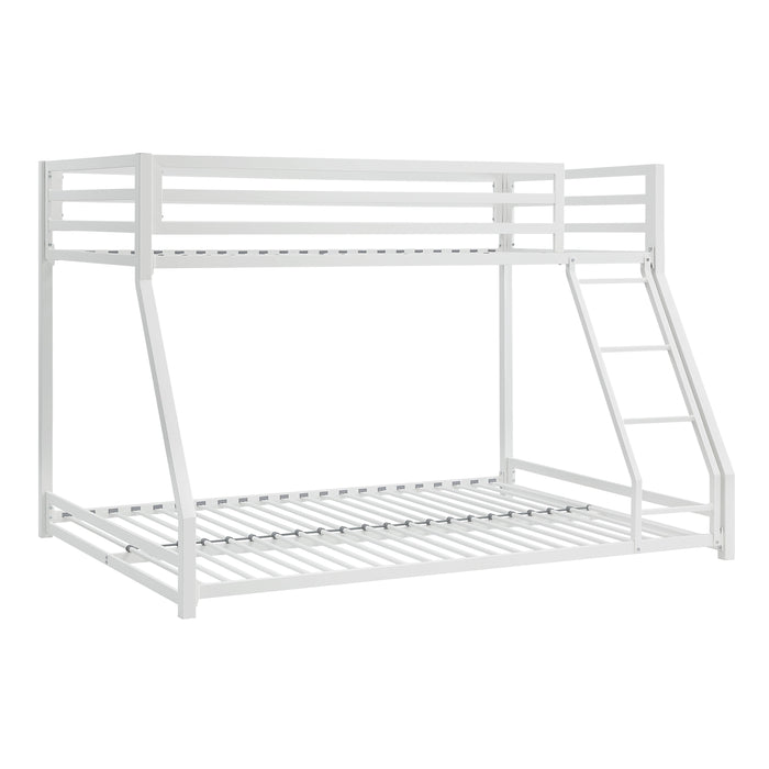 Jovie White Metal Twin/Full Bunk Bed