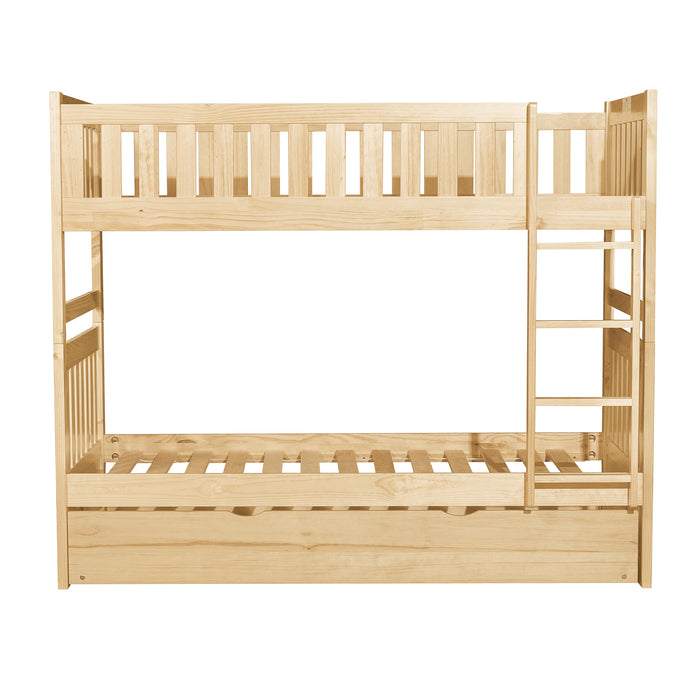 Bartly Pine  Twin/Twin Bunk Bed with Twin Trundle