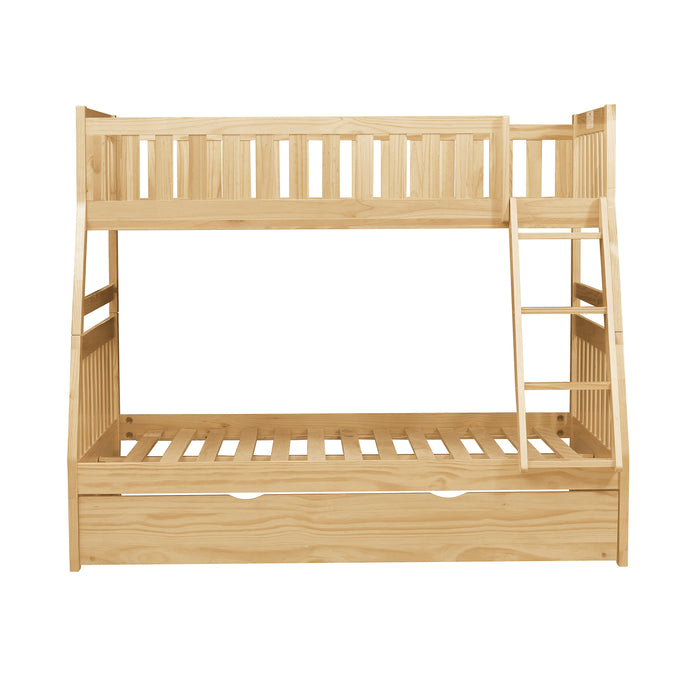 Bartly Pine Twin/Full Bunk Bed with Twin Trundle