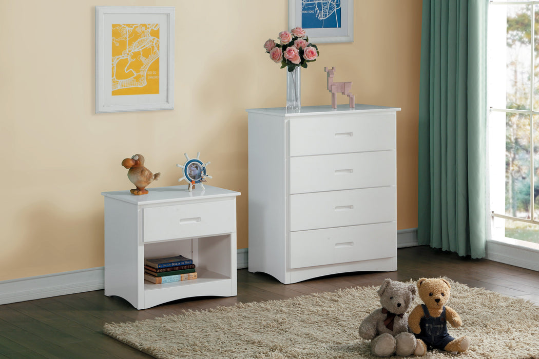 Galen White Nightstand