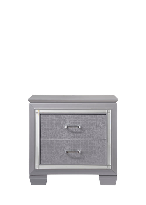 Lillian Silver Nightstand