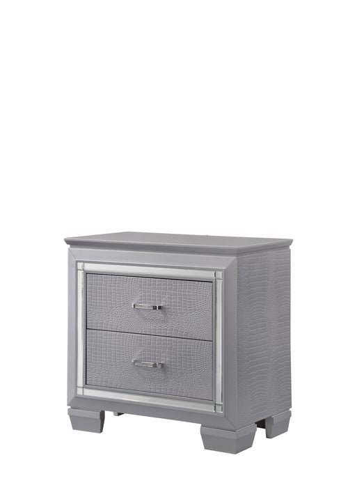 Lillian Silver Nightstand