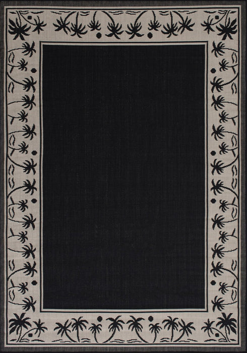 American cover design / Persian weavers Bahamas 669 Black Rug