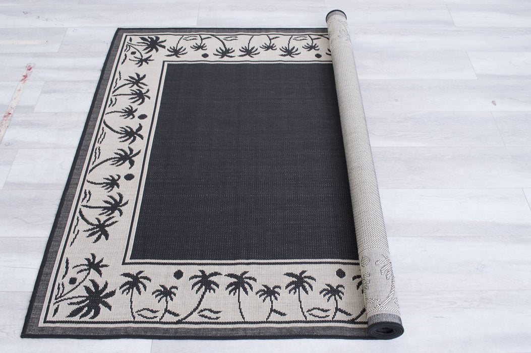 American cover design / Persian weavers Bahamas 669 Black Rug