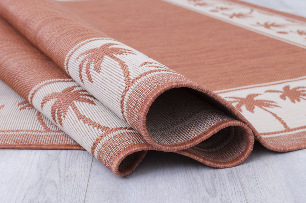 American cover design / Persian weavers Bahamas 669 Terracotta Rug