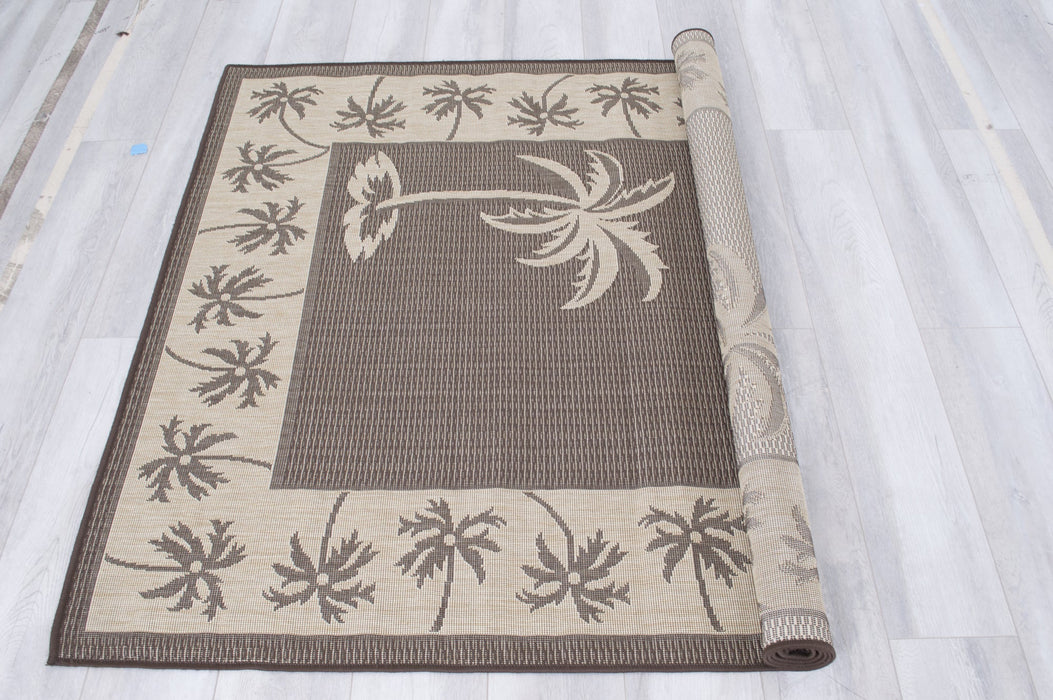 American cover design / Persian weavers Bahamas 670 Chocolate Rug