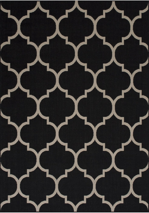 American cover design / Persian weavers Bahamas 671 Black Rug