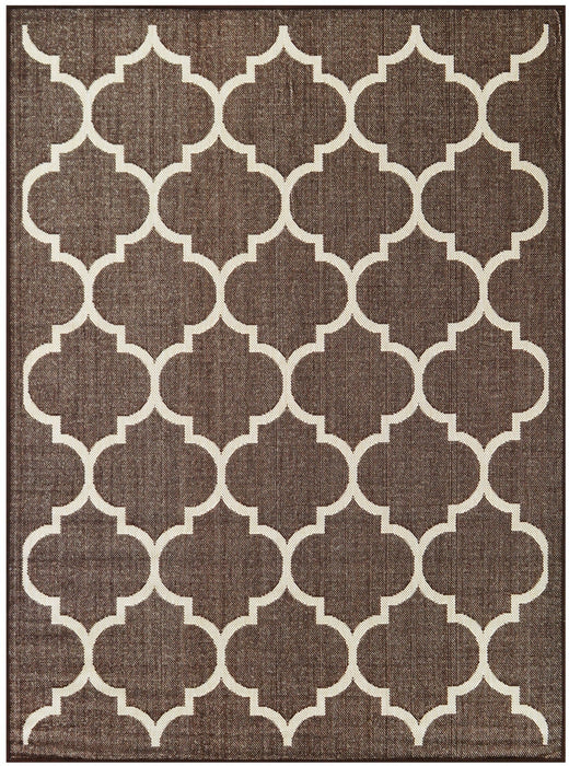 American cover design / Persian weavers Bahamas 671 Chocolate Rug