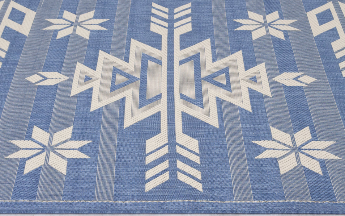 American cover design / Persian weavers Bahamas 672 Blue Rug