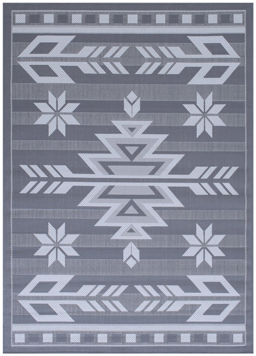 American cover design / Persian weavers Bahamas 672 Gray Rug