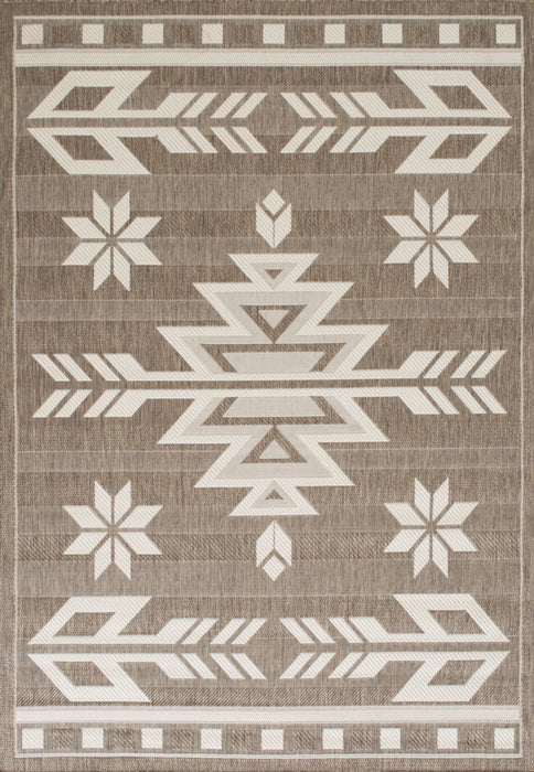 American cover design / Persian weavers Bahamas 672 Mocha Rug