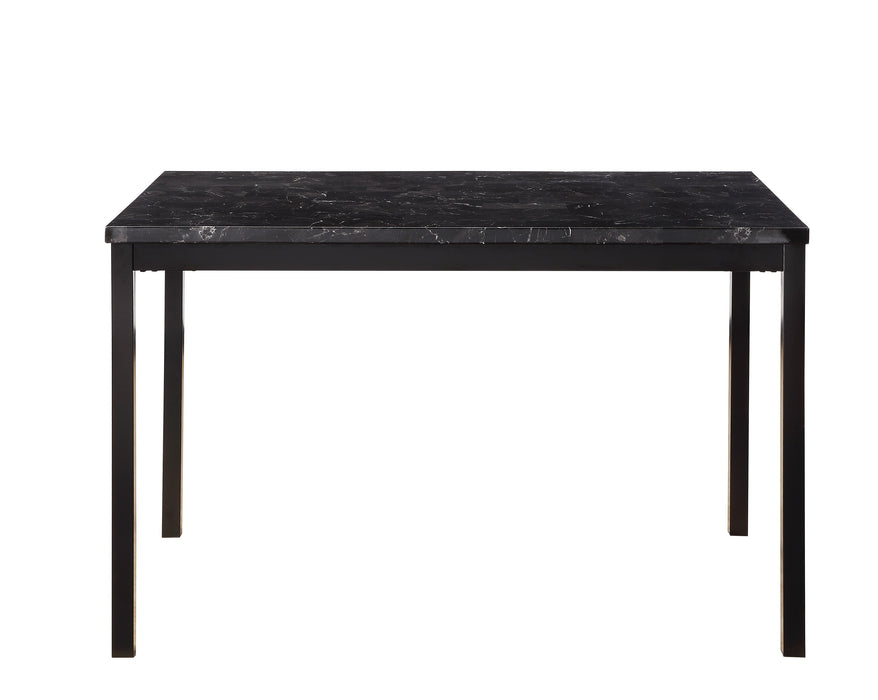 Tempe Black Marble-Top Dining Table