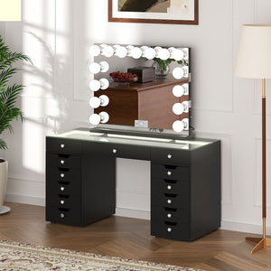 VANITII Eva Vanity Set with 15 Bulbs Hollywood Vanity Mirror
