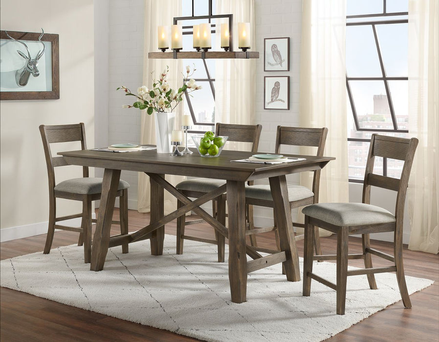 Vilo Home Hillcrest 5 Piece Counter Height Dining Set