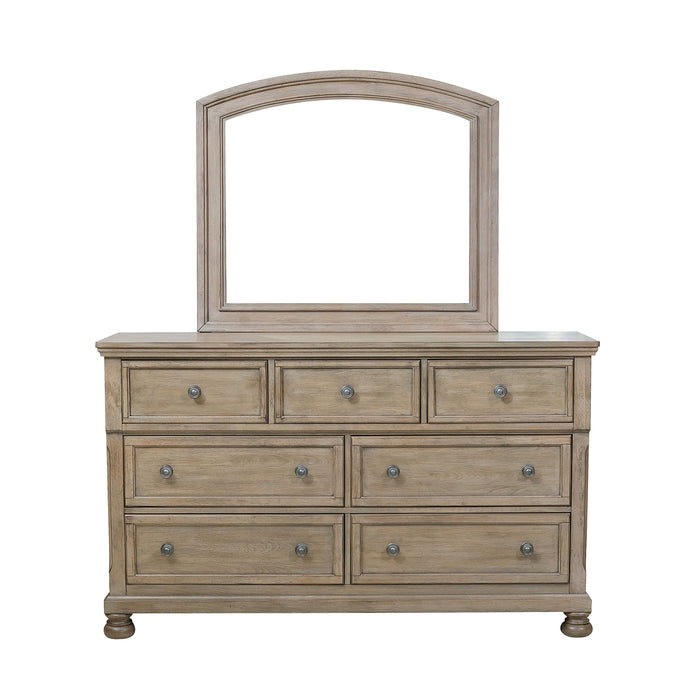 Bethel Wire Brushed Gray Dresser