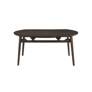 Rex - 65' Round Table With Self Storing Leaves - Walnut