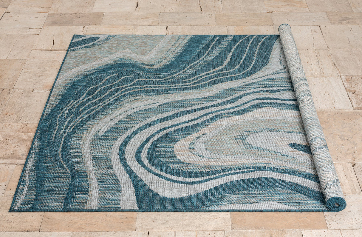 Coastal 661 Aqua Rug