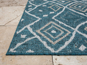 Coastal 663 Turquoise Rug