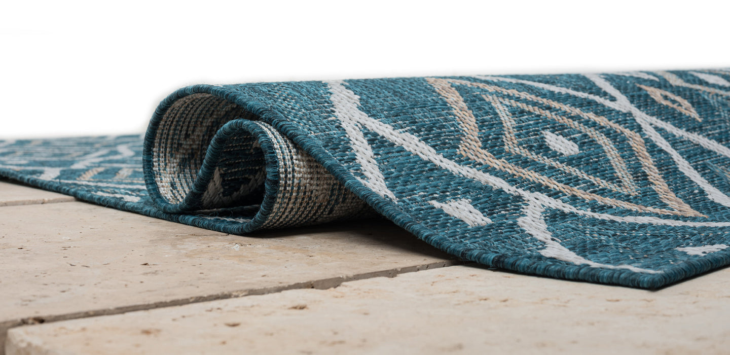 American cover design / Persian weavers Coastal 663 Turquoise Rug