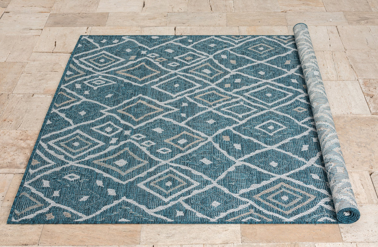Coastal 663 Turquoise Rug