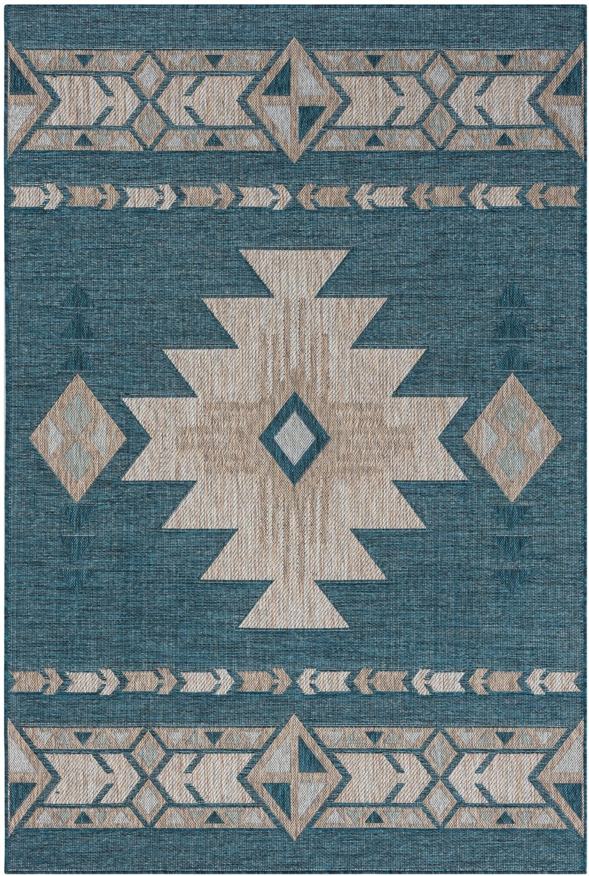 Coastal 664 Turquoise Rug