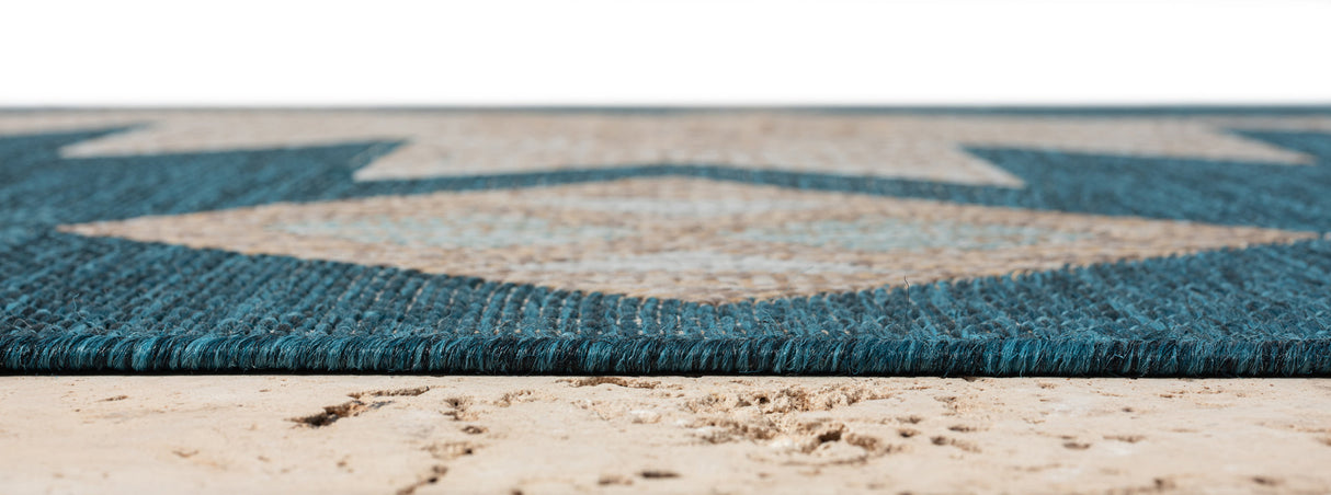 Coastal 664 Turquoise Rug