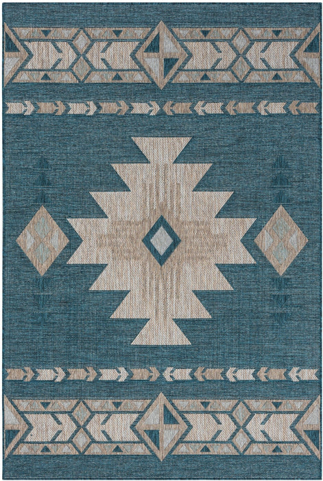 American cover design / Persian weavers Coastal 664 Turquoise Rug