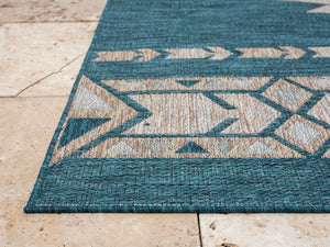 Coastal 664 Turquoise Rug