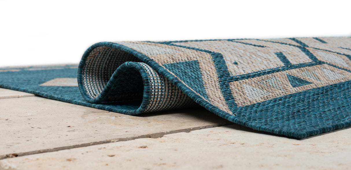 Coastal 664 Turquoise Rug