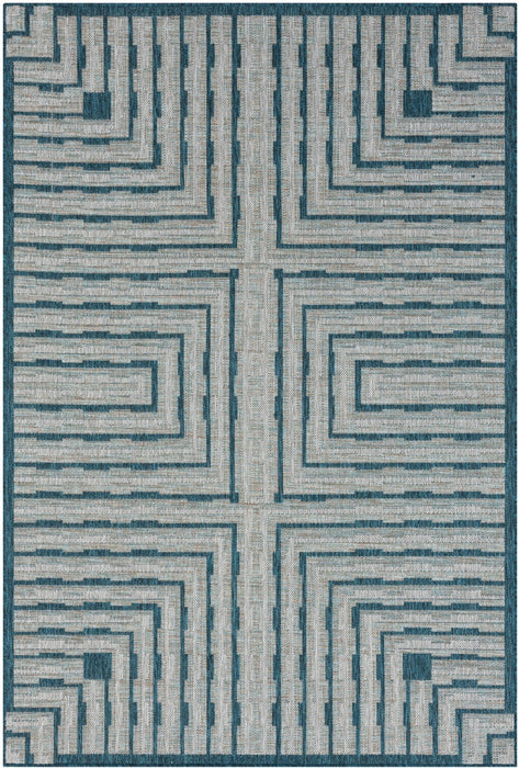 American cover design / Persian weavers Coastal 667 Ocean Rug