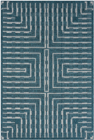 Coastal 667 Turquoise Rug