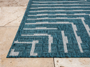 Coastal 667 Turquoise Rug