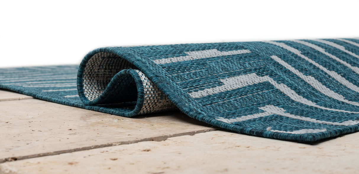 Coastal 667 Turquoise Rug