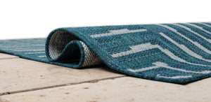 Coastal 667 Turquoise Rug