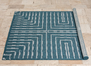 Coastal 667 Turquoise Rug
